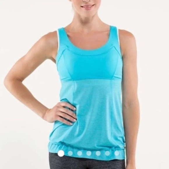 lululemon athletica Tops - Lululemon Run Ta Ta top in Spry blue
